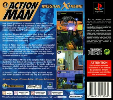 Action Man - Mission Xtreme (EU) box cover back